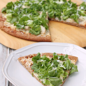 Chicken Caesar Salad Pizza