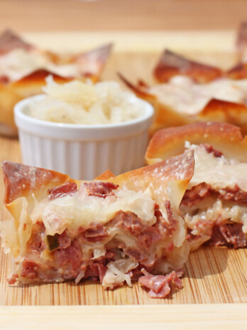 Reuben Wonton Cupcakes