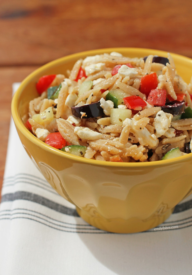 Greek Orzo Pasta Salad