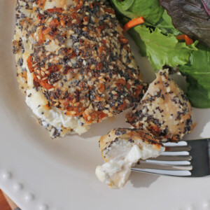 Cream Cheese Stuffed Everything Chicken