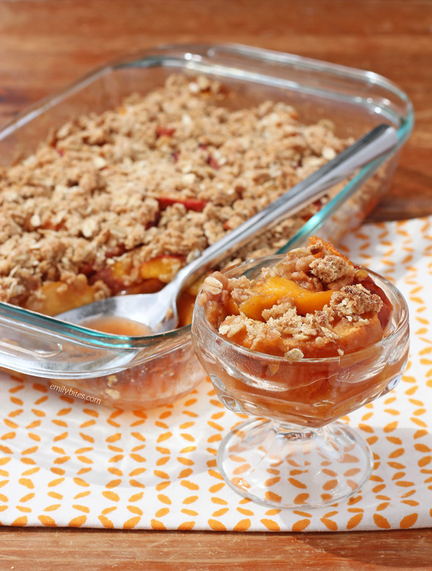 Peach Crumble