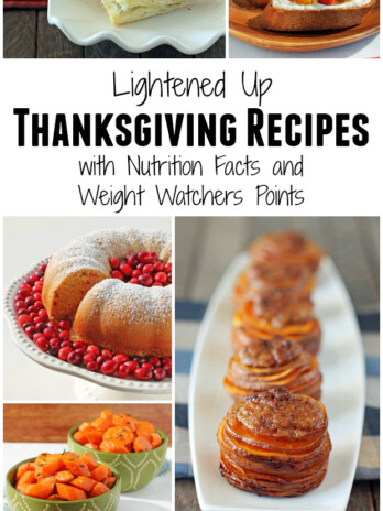 Lightened Up Thanksgiving Recipes