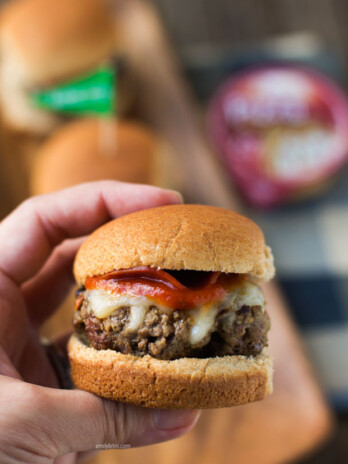 Pizza Burger Sliders