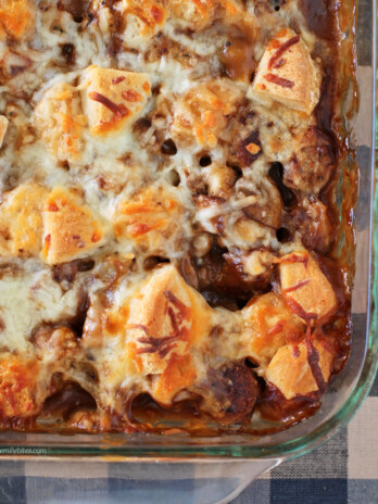 Bubble Up Swedish Meatball Casserole