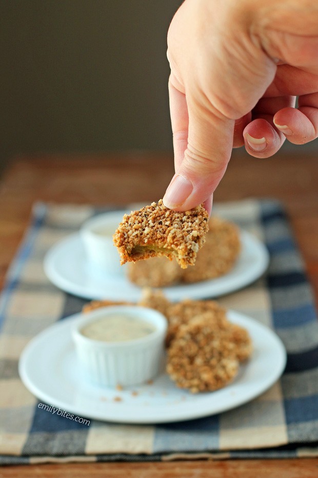 Baked Un-Fried Pickles