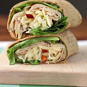 Apple Cheddar Turkey Wraps