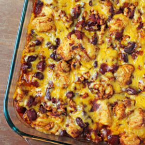 Bubble Up Chili Cheese Dog Casserole