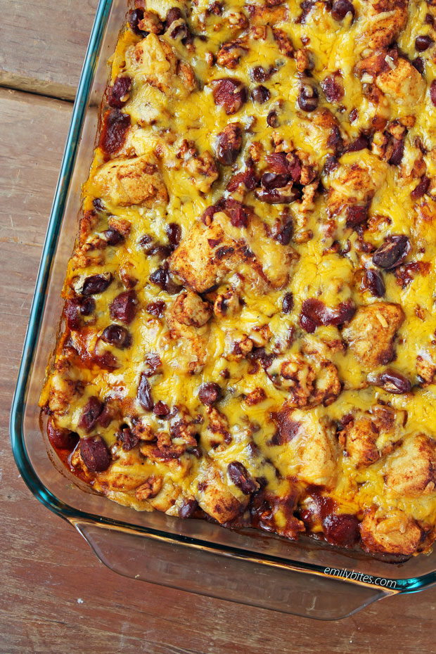 Bubble Up Chili Cheese Dog Casserole