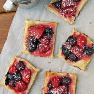 Mixed Berry Puff Pastry Tarts