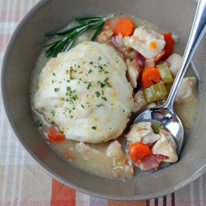 Chicken and Bacon Dumpling Stew