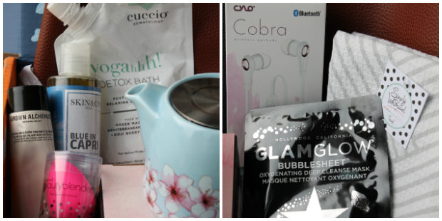 close ups of items from the Fall 2018 FabFitFun box