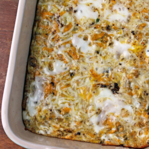 Sausage and Pepper Egg Bake