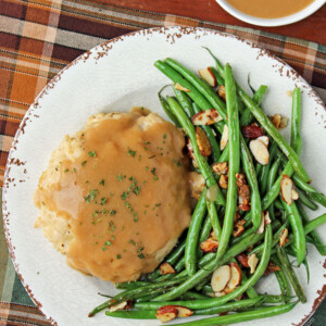 Stuffed Turkey Bundles with Gravy