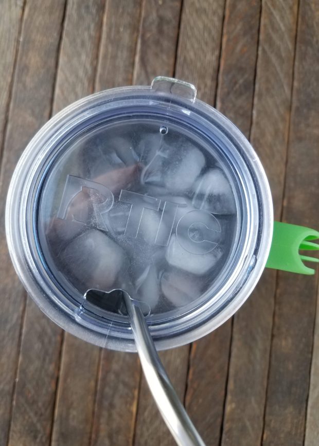 RTIC Tumbler with ice