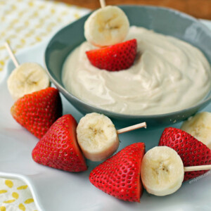 Peanut Butter Yogurt Fruit Dip
