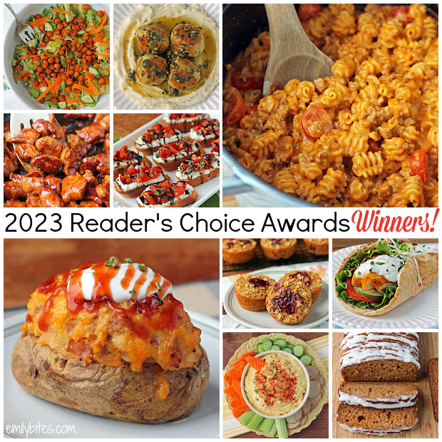a collage of 2023 recipe photos