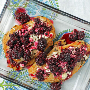 Feta and Blackberry Chicken Breasts leftovers